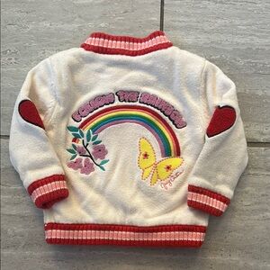 Juicy Couture Vintage Rainbow Embroidered Jacket